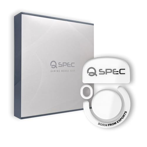 QSPEC マウスソール ロジクール Logicool G PRO X SUPERLIGHT 用 ゲーミングマウス ワイヤレス ジープロ スーパーラウンドエッジ加工 プロ仕様 (G PRO X SUPERLIGHT用, FUJI_WHITE(ガラス素材))
