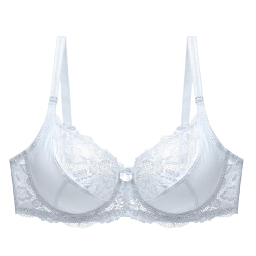 Lingerie femme grandes tailles bonnet C D E soutien-gorge dentelle blanche à armatures
