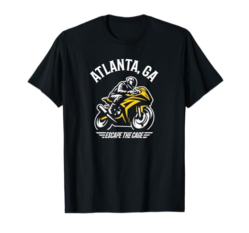 Diseño de carreras de motocicletas Atlanta GA Sport Bike Camiseta