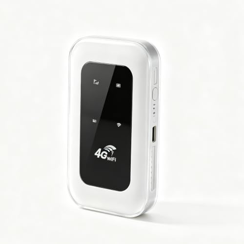 Portable 4G WiFi Hotspot, 4G LTE USB Modem 300Mbps Hotspot de Alta Velocidad con Ranura de Tarjeta SIM, Enrutador Portátil para Viajes, Viaje de Negocios, Trabajo