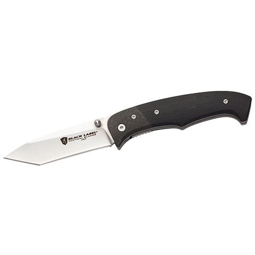 BrowningBlack Label Knives, Decoded-Assisted Open, 3 1/2" Blade, Tanto Blade, Black, Vlam Package