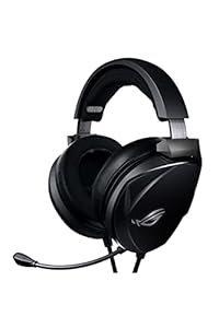 ASUS ROG Theta Electret Gaming Headset (3,5mm, Bügelmikrofon, kompatibel mit PCs, Smartphones, Notebooks, Konsolen, Nintendo Switch) schwarz