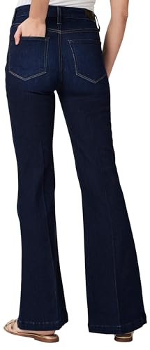 PAIGE Women's Genevieve Fog Luxe Coating Jeans4