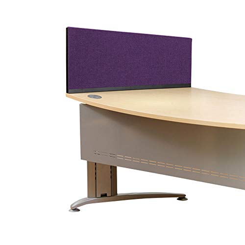 Panelwarehouse Straight Desk Divider Partition Screens Desktop 800mm x 400mm x 400mm - Pinnable Fiesta Fabric Masquerade – 12 Colours