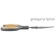 Westcott E-30444 00 Titanium Super Softgrip Silhouettenschere, 10 cm, gebogen, grau-gelb