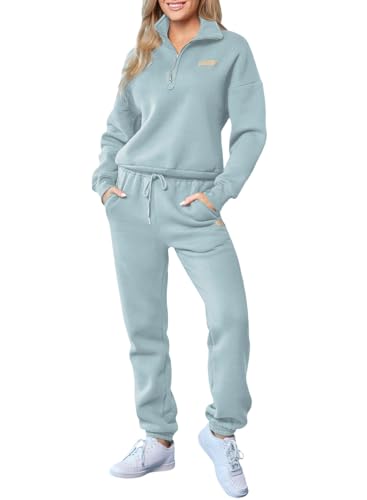 Herseas Women 2-Piece Sweatshirt Set with Joggers