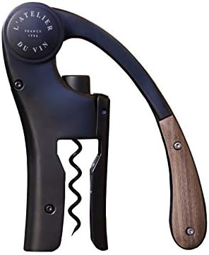 L'Atelier du Vin Oeno Motion Black-Wood Lever Corkscrew
