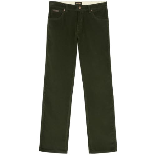 Wrangler - Jeans Herren - Authentic Straight Fit - Texas - Grün – Ansicht 3