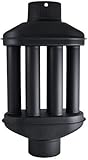 NOVA ITALF Diffusore scambiatore di calore per stufa a legna pellett a radiatore (NERO, D ...