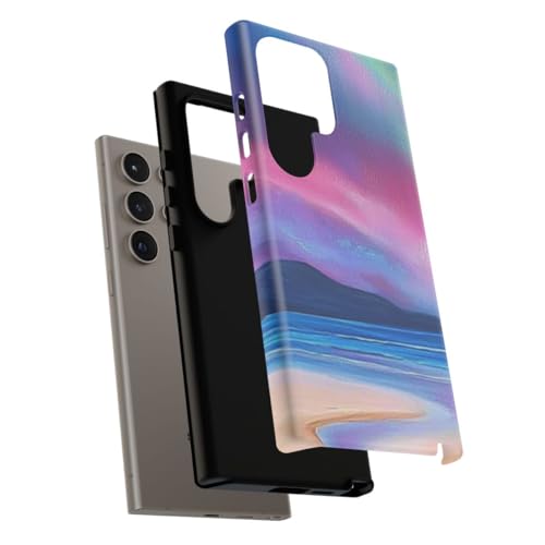 Coque Samsung S24 Ultra bleu rigide mate protège rayures
