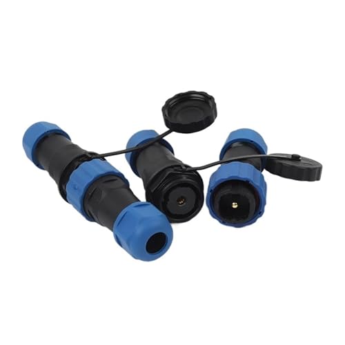 1PCS SP20 Waterproof Wire Connector - 1 Pin to 14 Pin Industrial Electrical Cable Connector, Straight Docking Type(SP20-1D)