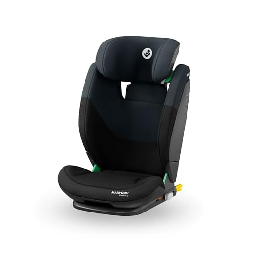 Maxi-Cosi RodiFix S i-Size, Silla Coche Niño, 100-150 cm, 3,5-12 Años, 3 Posiciones, Alto/Ancho Ajustables, Protección Frente a Impactos Laterales G-CELL, AirProtect, Tonal Black