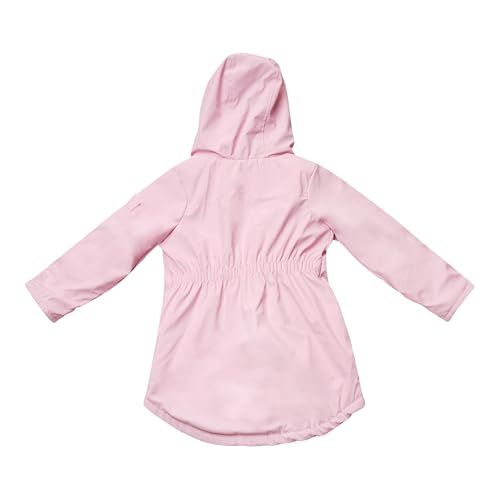 Image of Hunter Clothes Girls - Plush Lined Waterproof Rain Jacket with Hood | Lightweight Windbreaker Coat for Girls Sizes (2T-12)