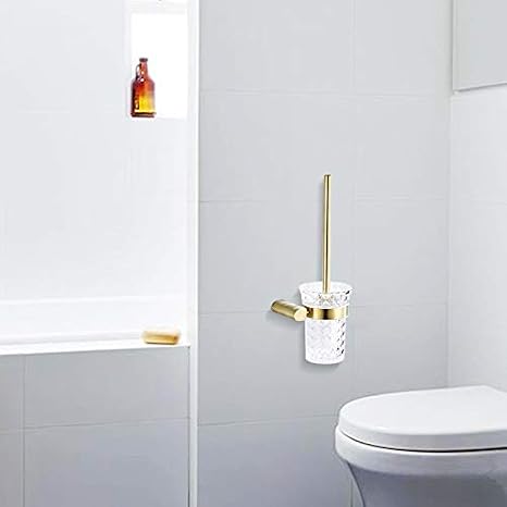 Banyo seti uzun saplı İskandinav altın tuvalet fırçası tutucu tuvalet fırçası tuvalet camı bardak tuvalet kase fırça