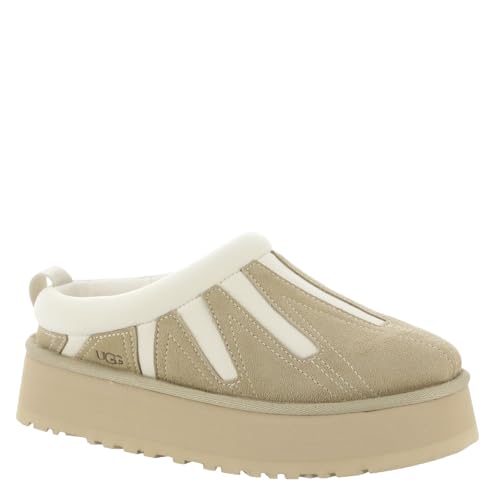 UGG Women's Tazz Sunwave Slipper, Mustard Seed Suede, 7
