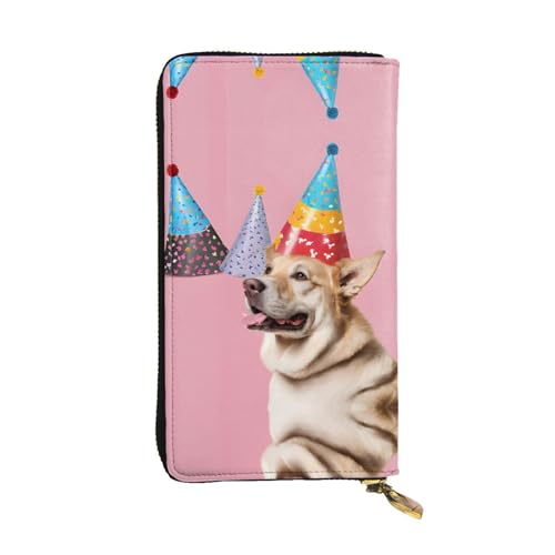 Grand sac à main de voyage bouledogue français en cuir portefeuille multifonction téléphone