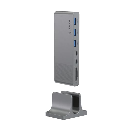 Hub USB-C 12 en 1 ADAM elements CASA HUB Pro S pour MacBook M3 M2 M1