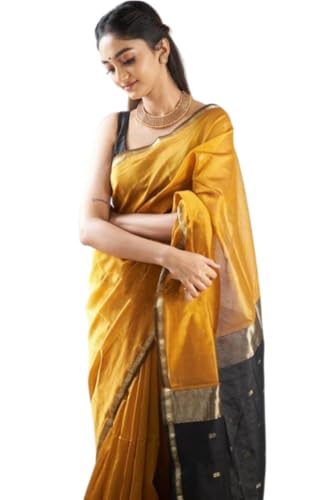 Image of Flosive inchEthnic Aura Banarasi Jacquard Cotton Saree with Designer Woven Motifs inch
