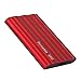 Produktbild WAGDOD 1TB Externe Festplatte USB 3.0 tragbare SSD extern für Fotos TV PC Laptop Notebook Mac,MacBook, Chromebook, Wii u, Laptop,Desktop,Windows (Rot-1TB)