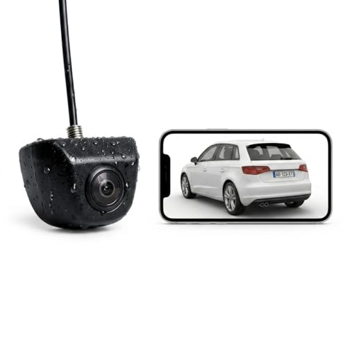Beeper H5WIFI Caméra de Recul sans Fil WiFi pour Smartphone iOS & Android Via Application | Grand Angle 150° | Étanche IP69K | Filtre Anti-Parasite...