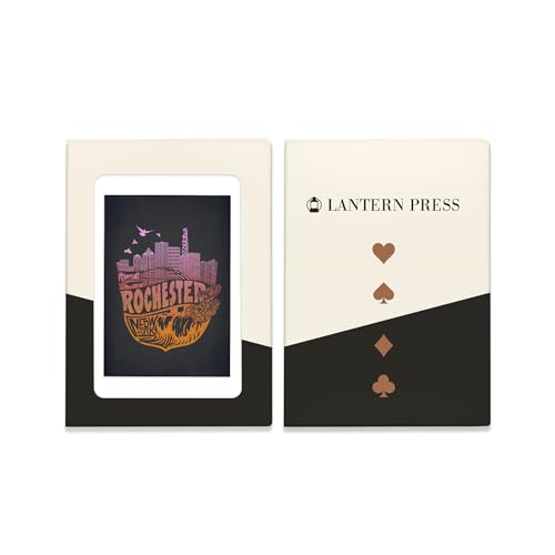 Lantern Press Baraja Poker 52 Cartas Rochester NY miniatura 4