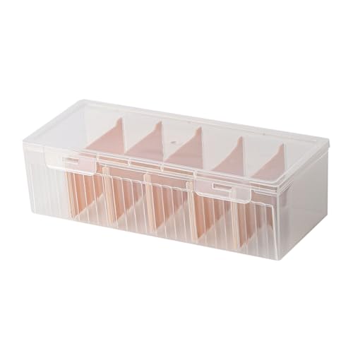 Scatola porta biglietti - Custodia per appunti di grande capacità per scrivania, scatola organizer per biglietti d'auguri con divisore, contenitore per smistamento casa ufficio, per cucina casa uffici