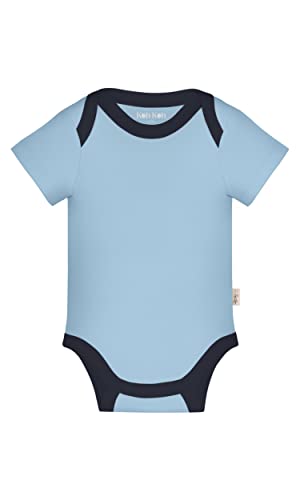 Image of KOH KOH Kids Short Sleeve Cotton Solid Lap Shoulder Baby Bodysuit
