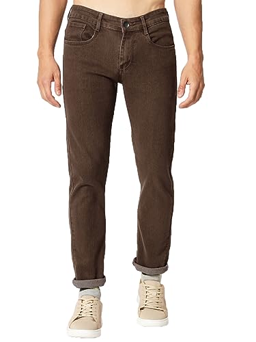 Image of KARGEENS Men Kargeens Men's Jeans Pant Slim Fit Stretchable Casual Wear Low Rise Cotton Blend Denim