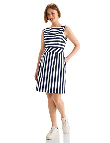STREET ONE Damen A143582 Sommerkleid, Dark Blue, 42