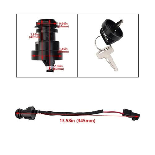 Interruptor de llave de encendido para solucionar fallos de arranque en YFM400F y YFM400FB 3