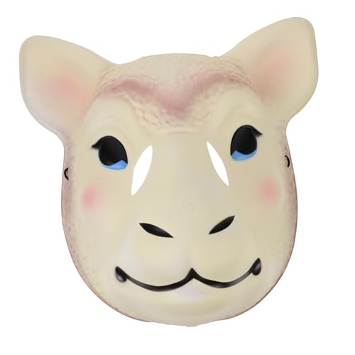 Masque de mouton réaliste en latex pour déguisement d'animal confort