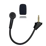 Microphone de casque de qualité : microphone de rechange compatible avec Kingston HyperX Cloud Alpha S taille populaire casque de jeu avec le matériau de qualité supérieure et la perche souple, bon matériau et perche flexible, cuivre anti-oxydation durable et la dernière longue tête ABS avec col flexible en plop et pare-vent antirouille, prise auxiliaire plaquée or de 3,5 mm, le microphone unidirectionnel pliable à 360 degrés, assurez-vous que votre communication est claire comme du cristal.