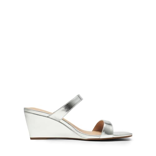 Image of DREAM PAIRS Womens Slides Slip On Wedge Sandals