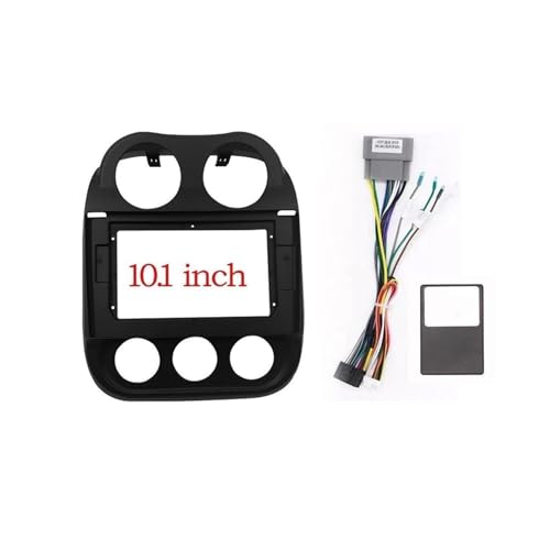 Kit installation radio Jeep Compass 2011-2016 pour remplacer le lecteur CD d'origine