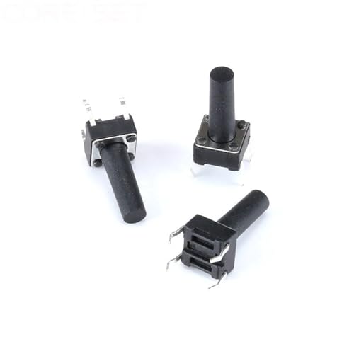 Micro-interrupteur tactile 6x6x14mm à impulsion précise pour réparation de télécommande