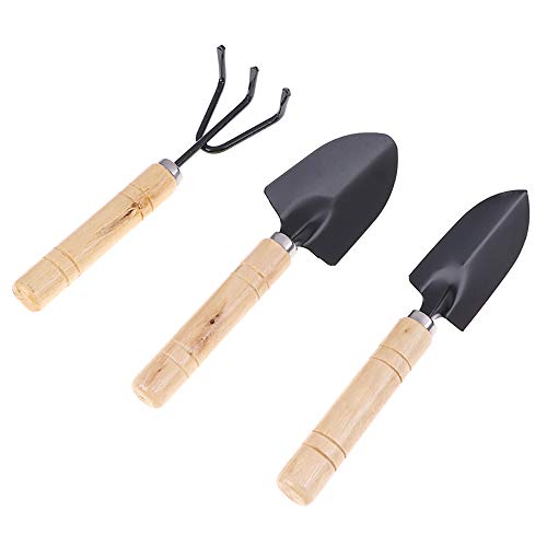 TopHomer - Ensemble d'outils de jardin personnalisés, 3 pièces Kit d'outils de jardinage pour plantes succulentes, fleurs, légumes