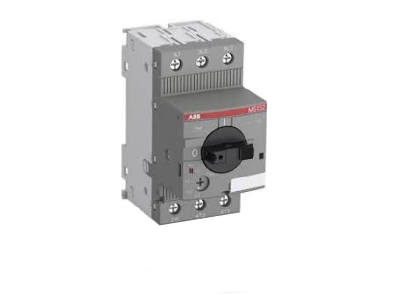 ABB MS132-4.0 Interruptor Manual de Motor, 4 Amperios Nominales, Rango 2.5-4.0 Amperios miniatura 1