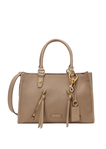 Sac à main Marc O'Polo Phili en cuir beige résistant pour ranger toutes vos affaires de la journée
