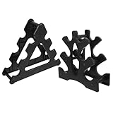Support pour haltères – en polypropylène (pp) offrant une performance stable et une structure robuste, pour une utilisation durable. support de rangement pour haltères