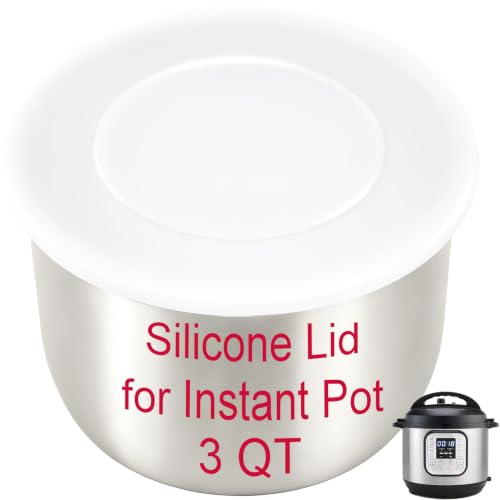 Silicone Lid for Instant Pot 3-QT, 8.1-IN Reusable Pot Cover for Instapot