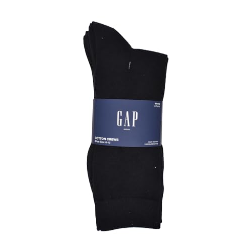 GAP Men's 6-Pack Dress Crew Socks, Soft & Stretchy3