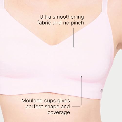 Image of Enamor Women's Everyday Cotton T-Shirt Bra - Non-Padded, Non-Wired, Full-Coverage, Pinch-Free, Ultra-Smoothing Design