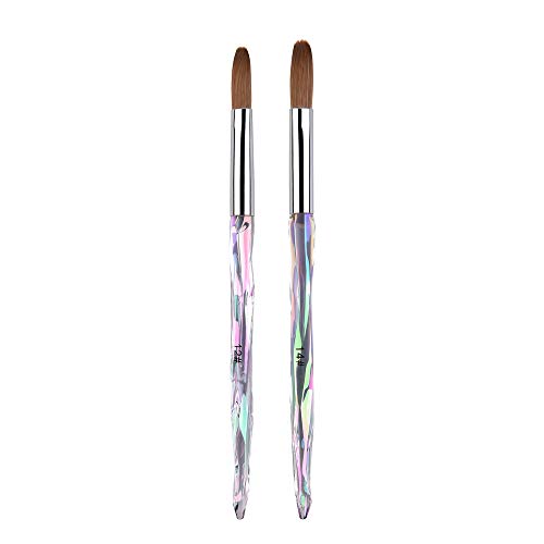 Pinceaux nail art acrylique Symphony lot de 5 pour manucure