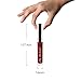 100% PURE Lip Caramel, Red Velvet, Long Lasting Liquid Lipstick, Red lipstick with Glossy Finish, Natural lipstick, Vegan Makeup (Deep Classic Red Color) - 0.177 Fl Oz