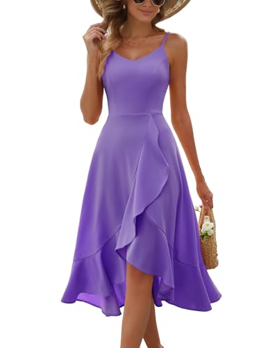 Image of DRESSTELLS Women's Cocktail Dresses, Formal Wedding Guest Graduation Party High Low Dress