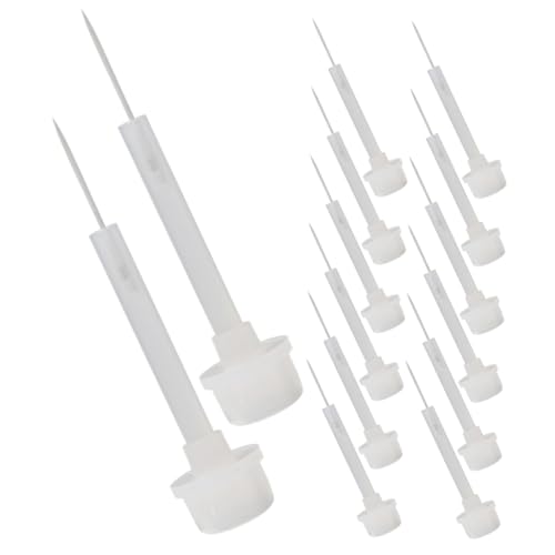 NULYLU 20pcs Nail Polish Brush Replacement Gel Nail Polish Applicators for Even Distribution Durable Brushes for Home Professional Use