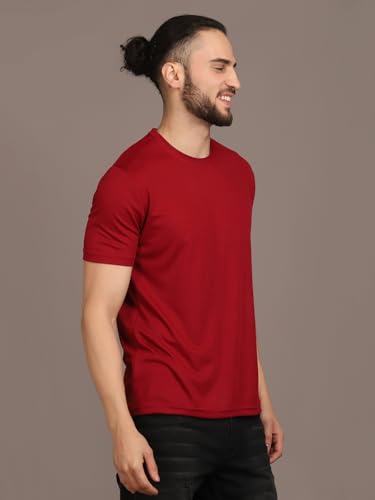 Image of INKKR Men's Solid Regular Fit T-Shirt