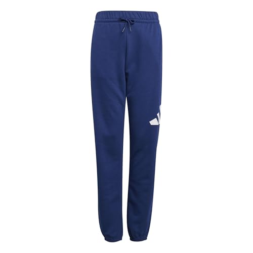 adidas ESSENTIALS PANTS, pantaloni della tuta Unisex - Bambini, DARK BLUE/white,