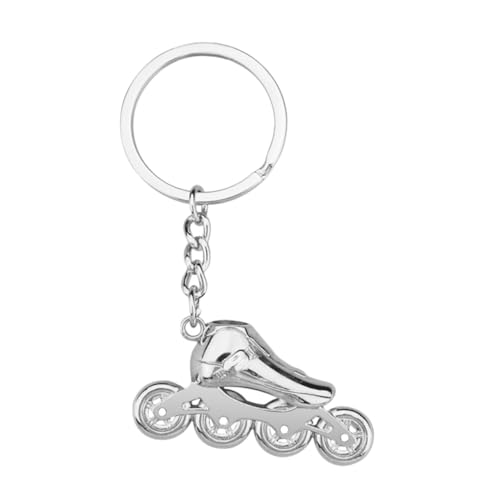 Porte clé patin à roulettes anti-perte : lot de 15 accessoires robustes pour clés