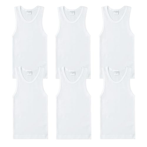 Key Chain Boys' 100% Cotton Tank Tops - 2-Pack of Comfortable Athletic Undershirts